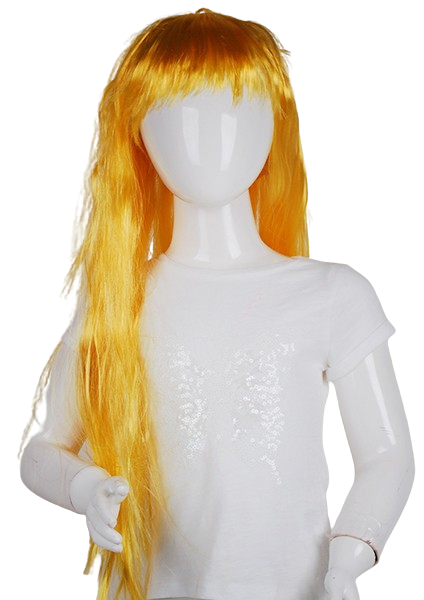 

Яркий детский парик9 7049-yellow желтый цвет