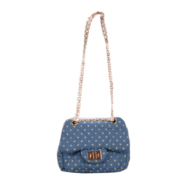 

Джинсовая сумочка на цепочке A 30017-jeans джинс цвет