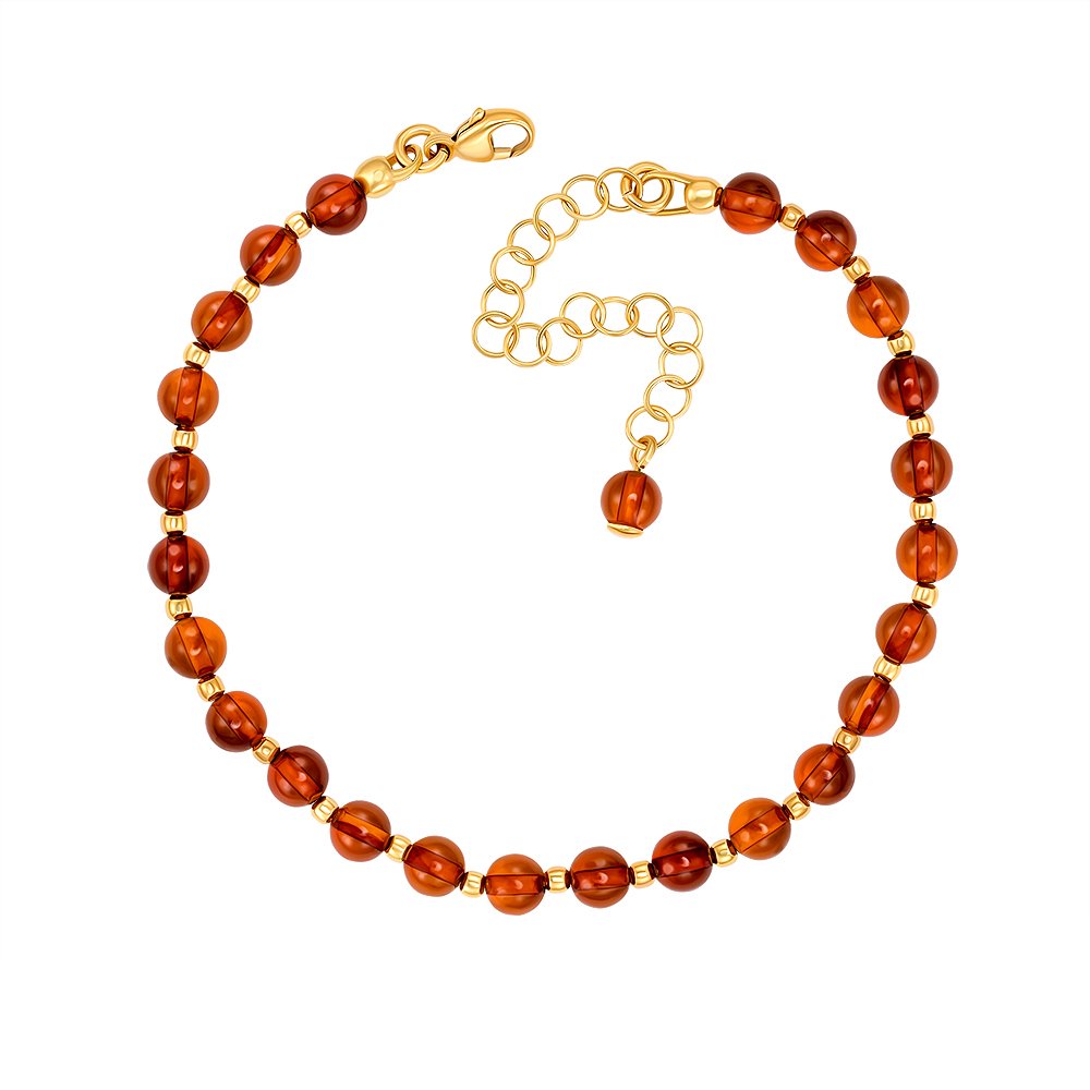 

Серебряный браслет с янтарем 000149064 19 размера