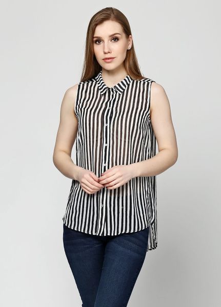 

Блуза H&M 40 Черно-белая (1089-093)