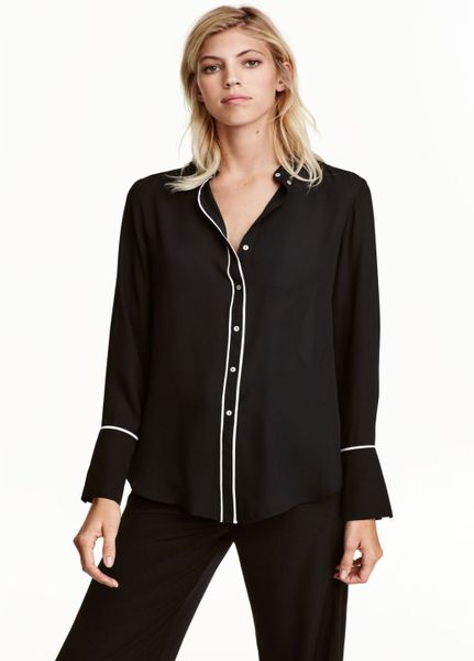 

Блуза H&M 36 Черная (1084-596)