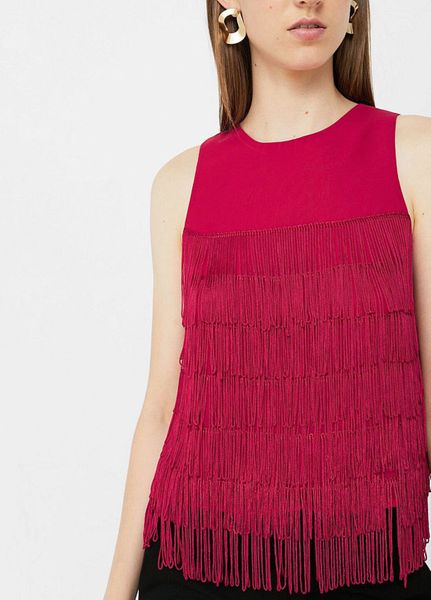 

Блуза MANGO XS Вишневая (1090-226)