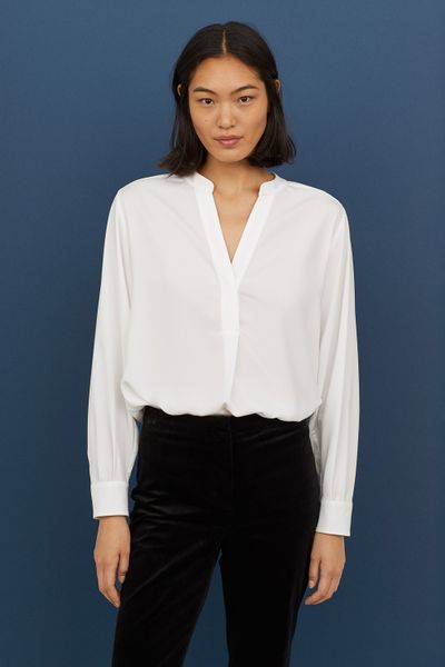 

Блуза H&M 38 Белая (1082-082)