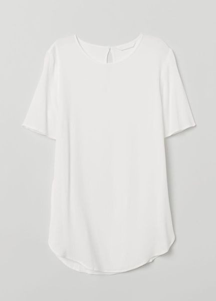 

Блуза H&M 34 Белая (1092-116)