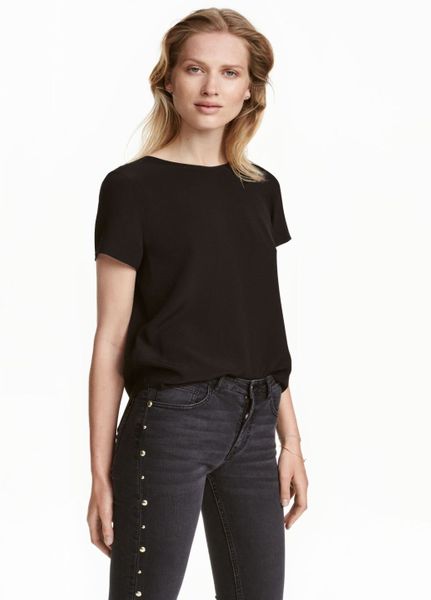 

Блуза H&M 34 Черная (1084-342)