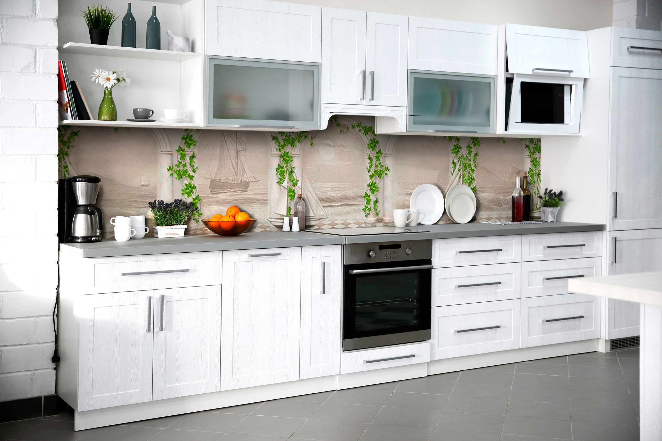 

Скинали на кухню Zatarga Призрачные парусники 650х2500 мм (Z181276/1)