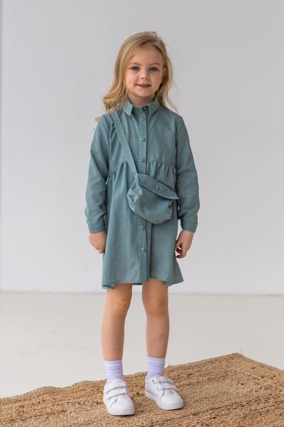 

Сукня з довгим рукавом Stimma Kids Stim-0681-1 110 см м`ятний