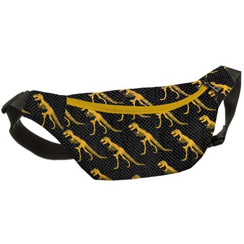 

Сумка бананка на пояс BUMBAG Динозаврики Present бананка поясная сумка на пояс c принтом черная