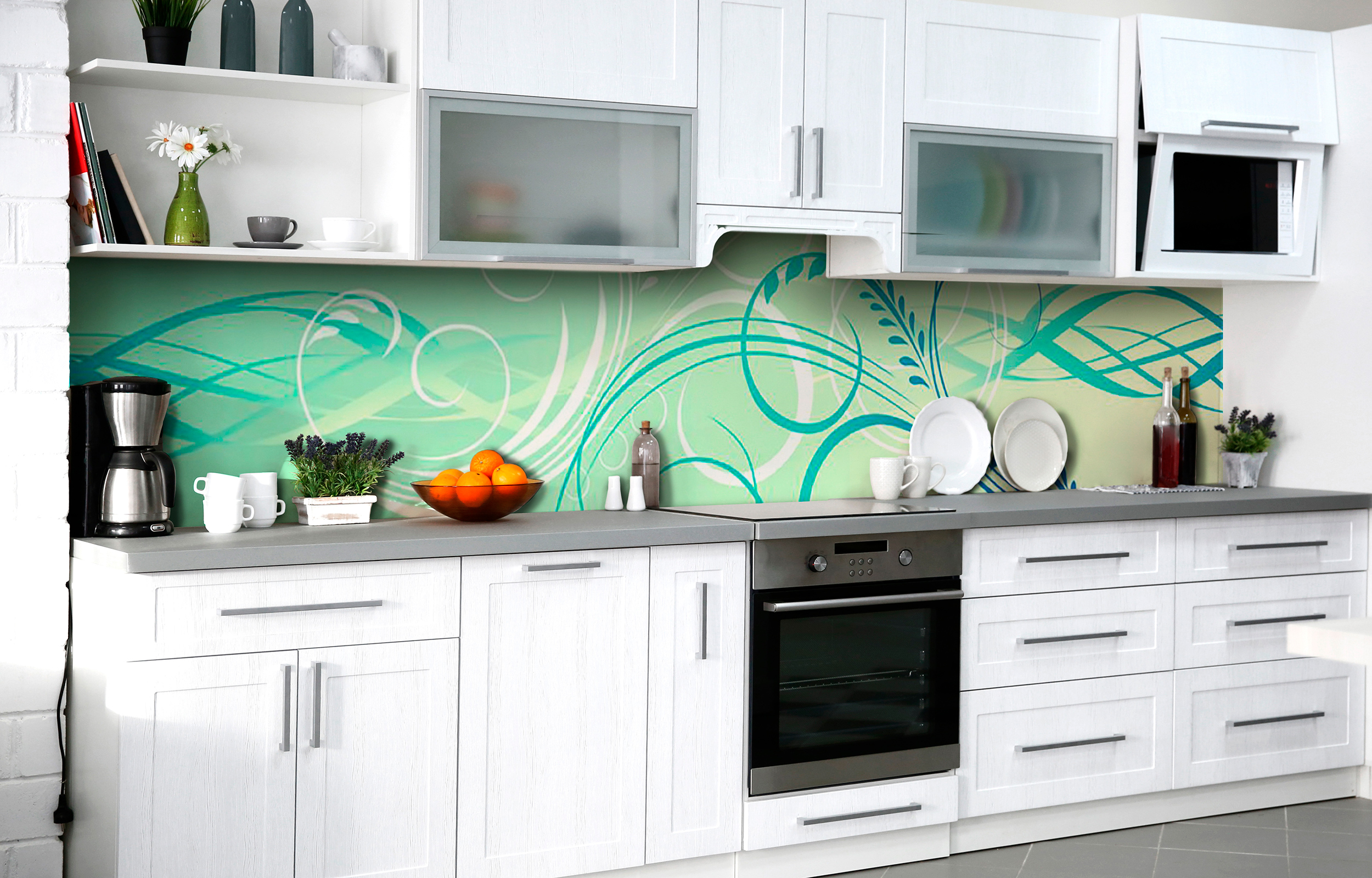 

Скинали на кухню Zatarga Мятные оттенки 650х2500 мм (Z182722/1)