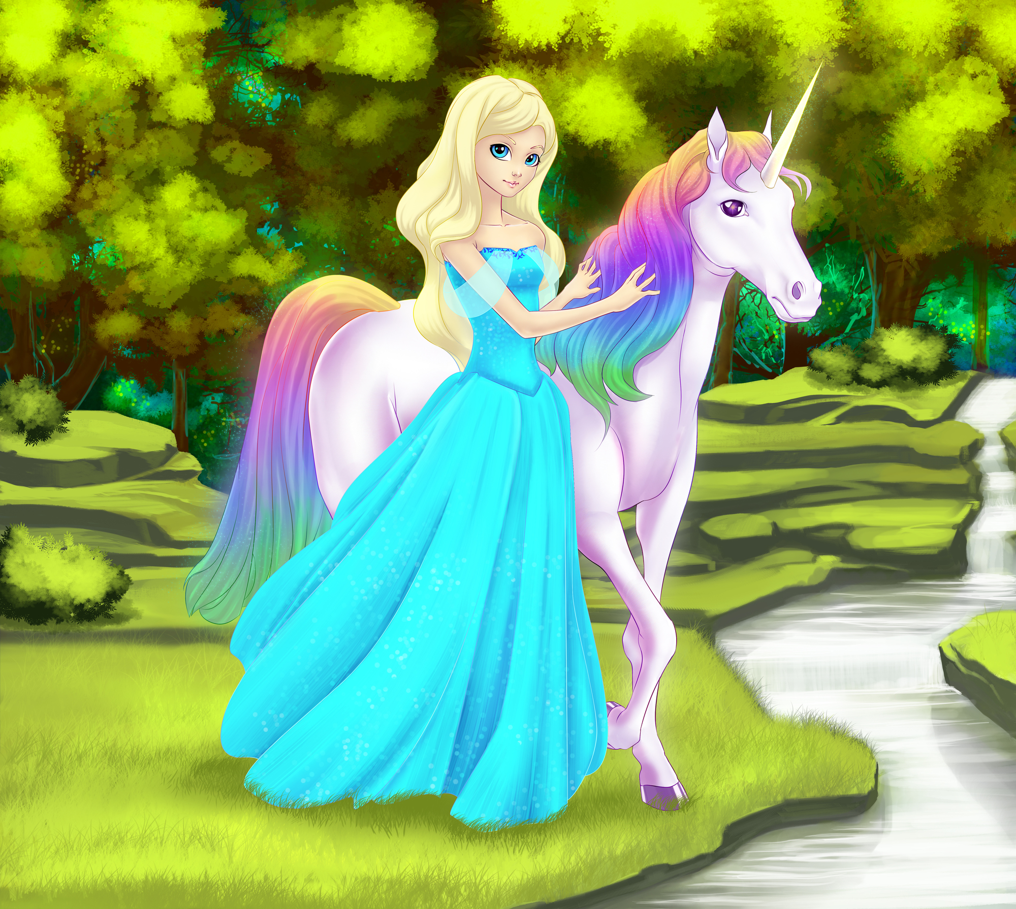 Принцесса и Единорог