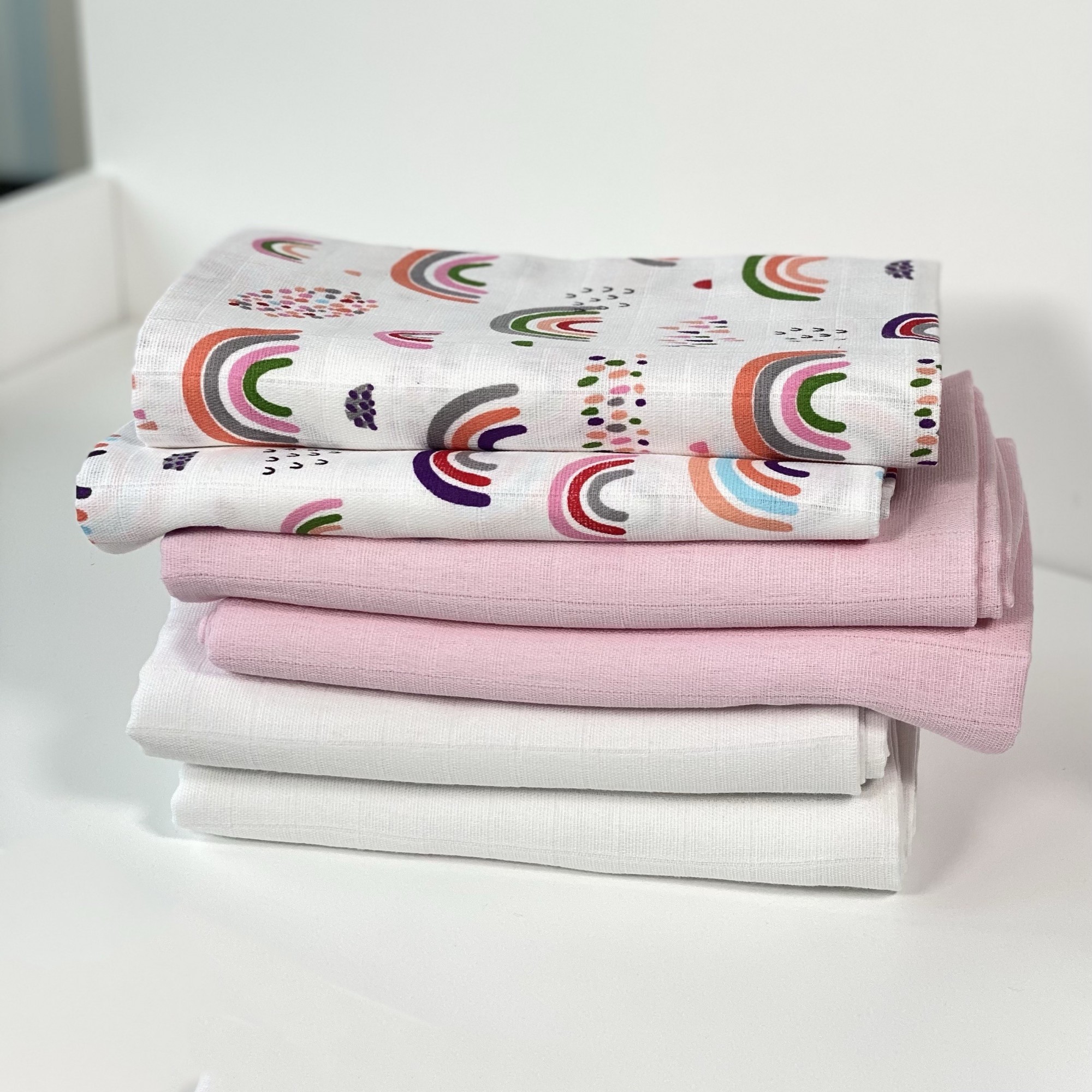 

Набор муслиновых пелёнок Tino Baby 6 шт., 75х90 см М-206