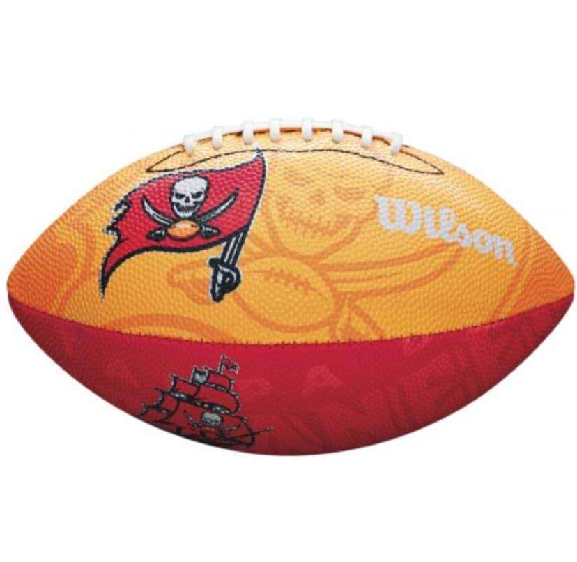 

Мяч для американского Wilson футбола NFL JR TEAM LOGO FB TB №4 Оранжевый/Красный WTF1534XBTB