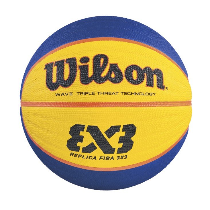 

Мяч баскетбольный Wilson FIBA 3X3 REPLICA BSKT 2020 ED №6 Синий/желтый WTB1033XB2020