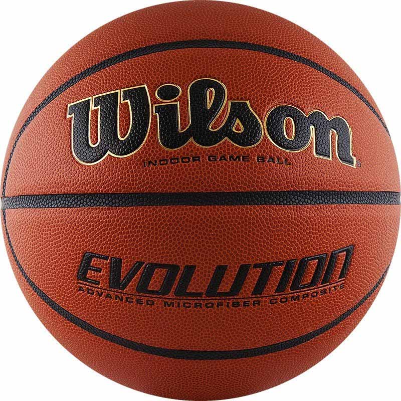 

Мяч баскетбольный Wilson EVOLUTION BBALL SZ7 №7 оранжевый WTB0516XBEMEA