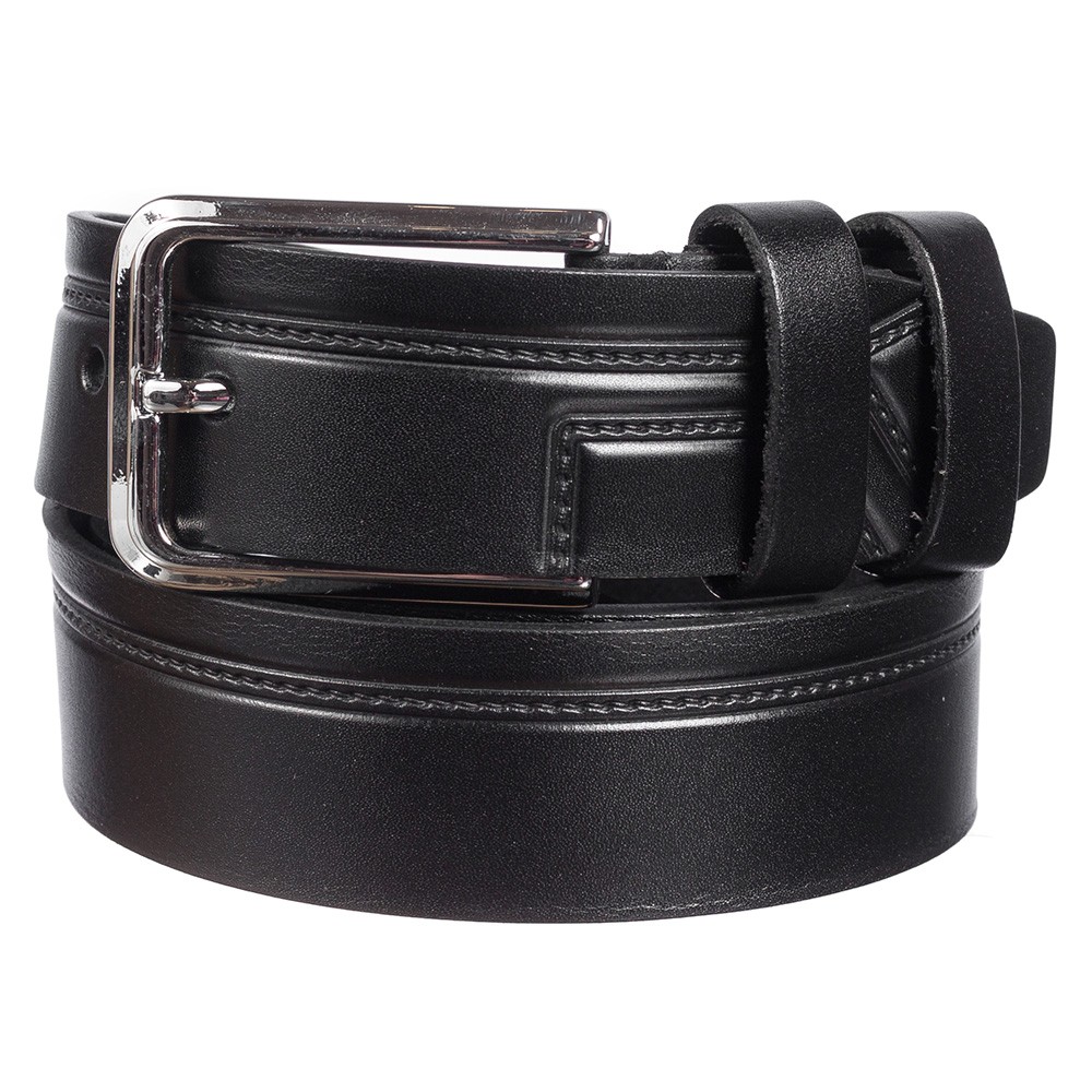 

Ремень кожаный Y.S.K. джинсовый 4см 4-2085-1 черный