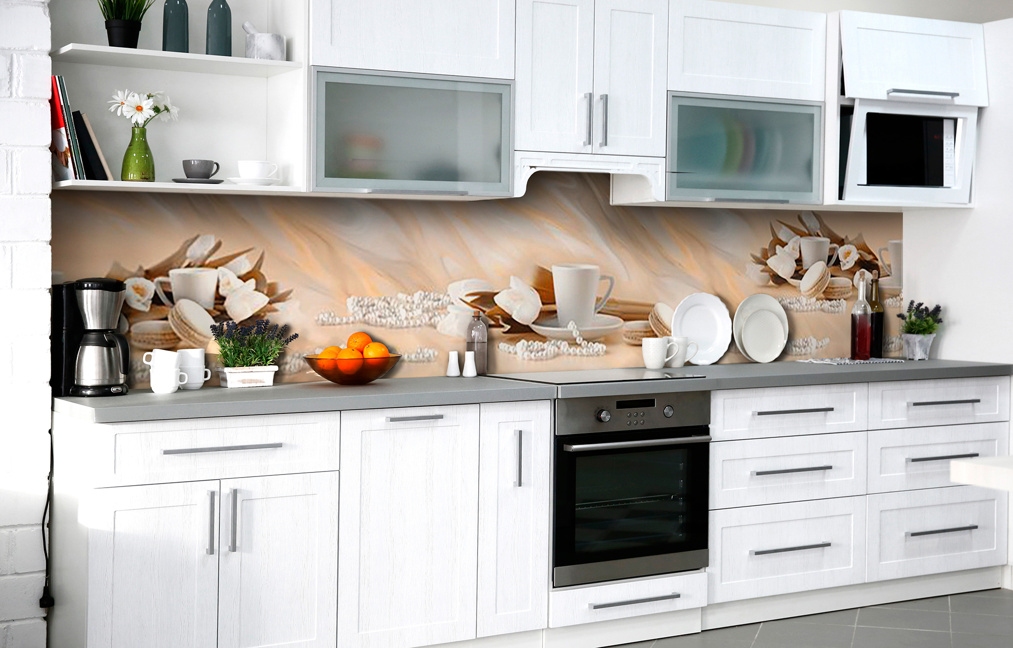 

Скинали на кухню Zatarga Бал дебютанток 600х2500 мм