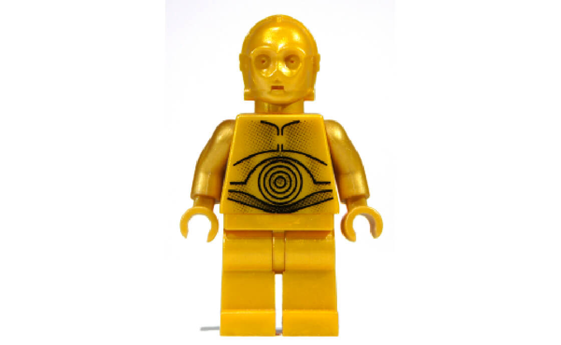 

Конструктор LEGO C-3PO - Pearl Gold 1 деталей (sw0161a-used)