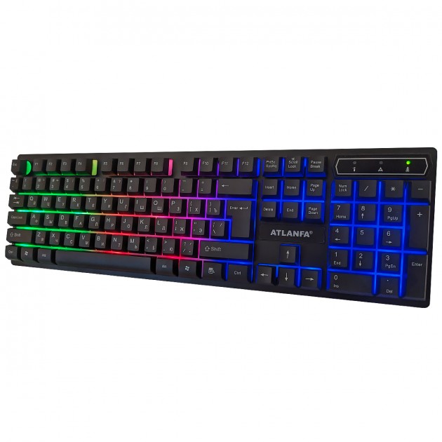 

Профессиональная проводная игровая клавиатура с RGB подсветкой Atlanfa AT-6300 6300