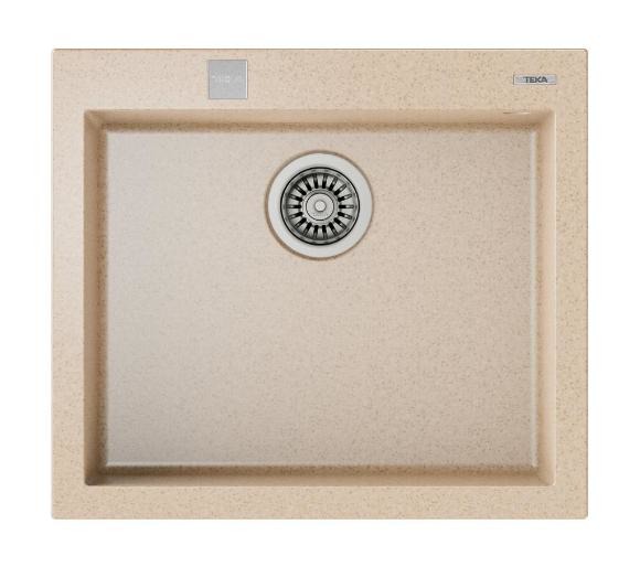 

Мойка гранитная Teka FORSQUARE 50.40 TG 115230007 светло бежевий