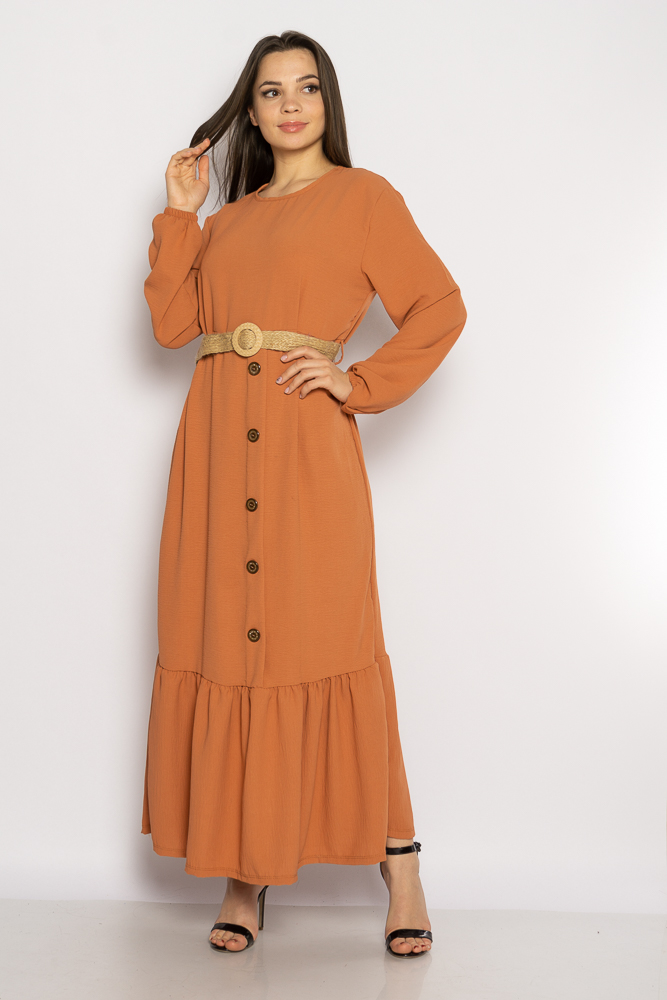 

Платье в пол с длинными рукавами Time of Style 640F001-2 XL Персиковый