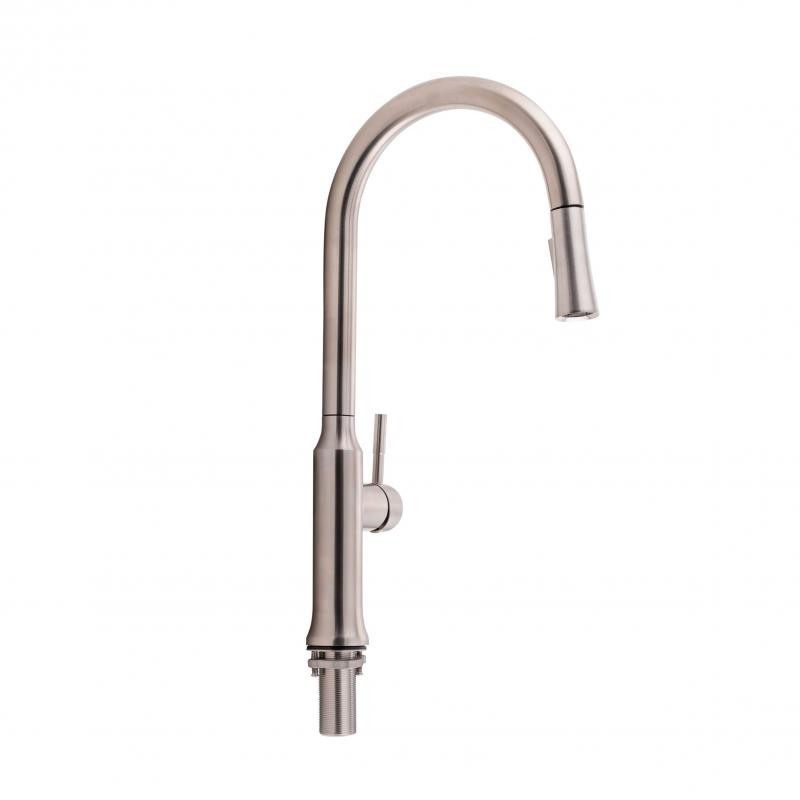 

Смеситель кухонный QTAP Baruska 9137103UN Никель