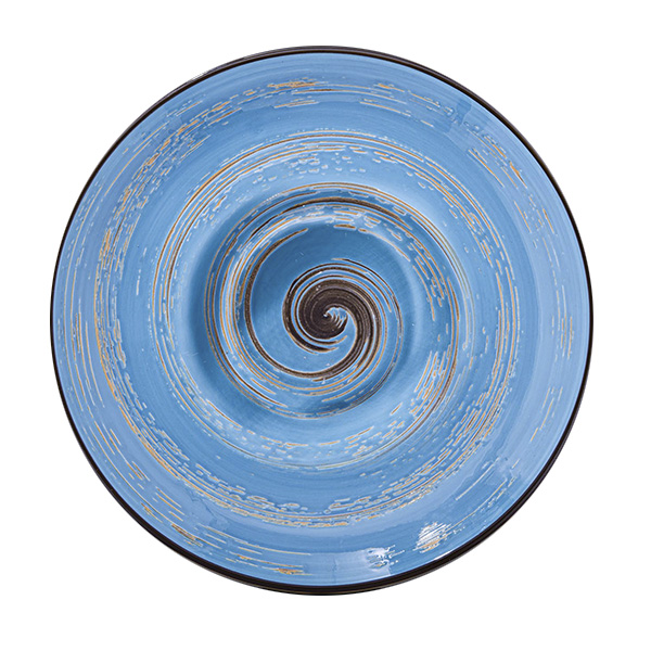 

Тарелка Wilmax Spiral Blue 22,5 см 1100 мл WL-669623 / A