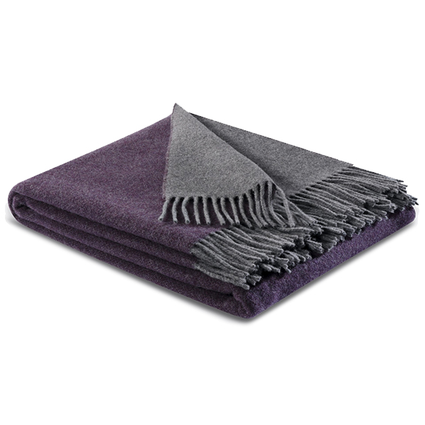 

Плед Biederlack Plaid purple graphit 130х170 cм 732897