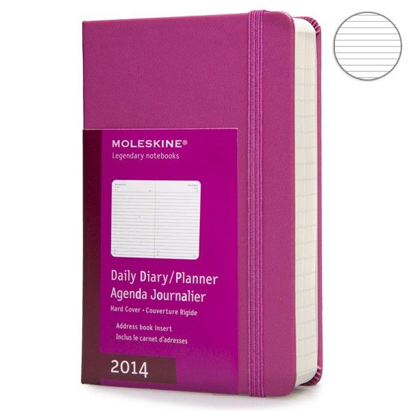 

Ежедневник Moleskine 2014 маленький маджента DHD112DC2