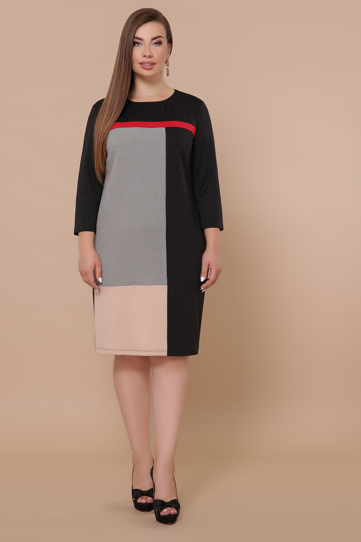 

Платье Ассоль "2XL" трехцветное 20776.3