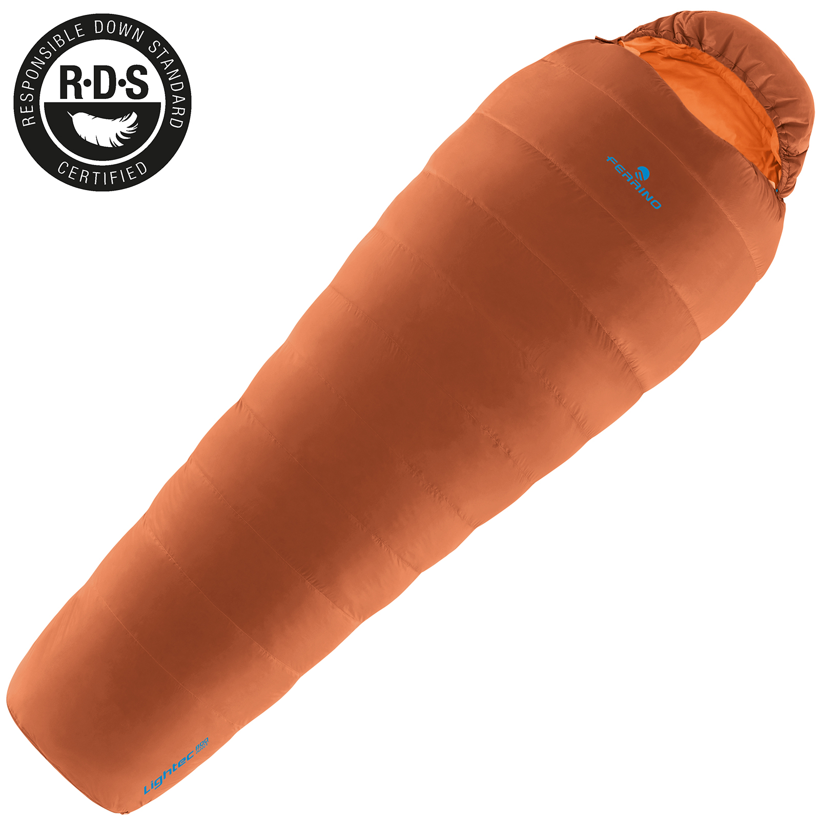 

Спальный мешок Ferrino Lightec 500 Duvet/+7°C Russet Left (86699IAA)