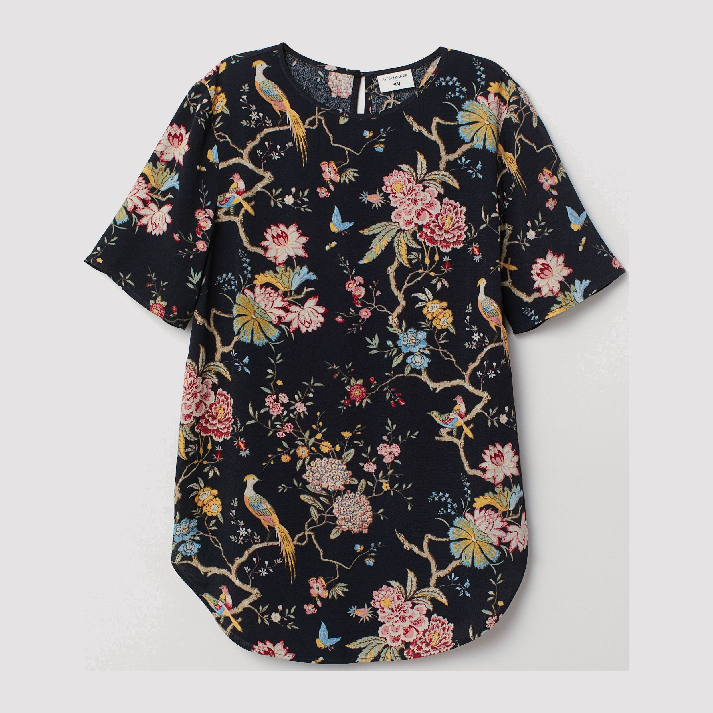 

Блузка H&M 6840298-ADMZ 38 Черная