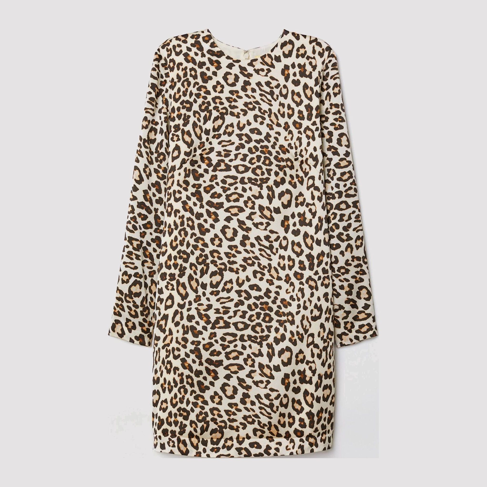 

Платье H&M 6836218-AAON 34 Леопардовое