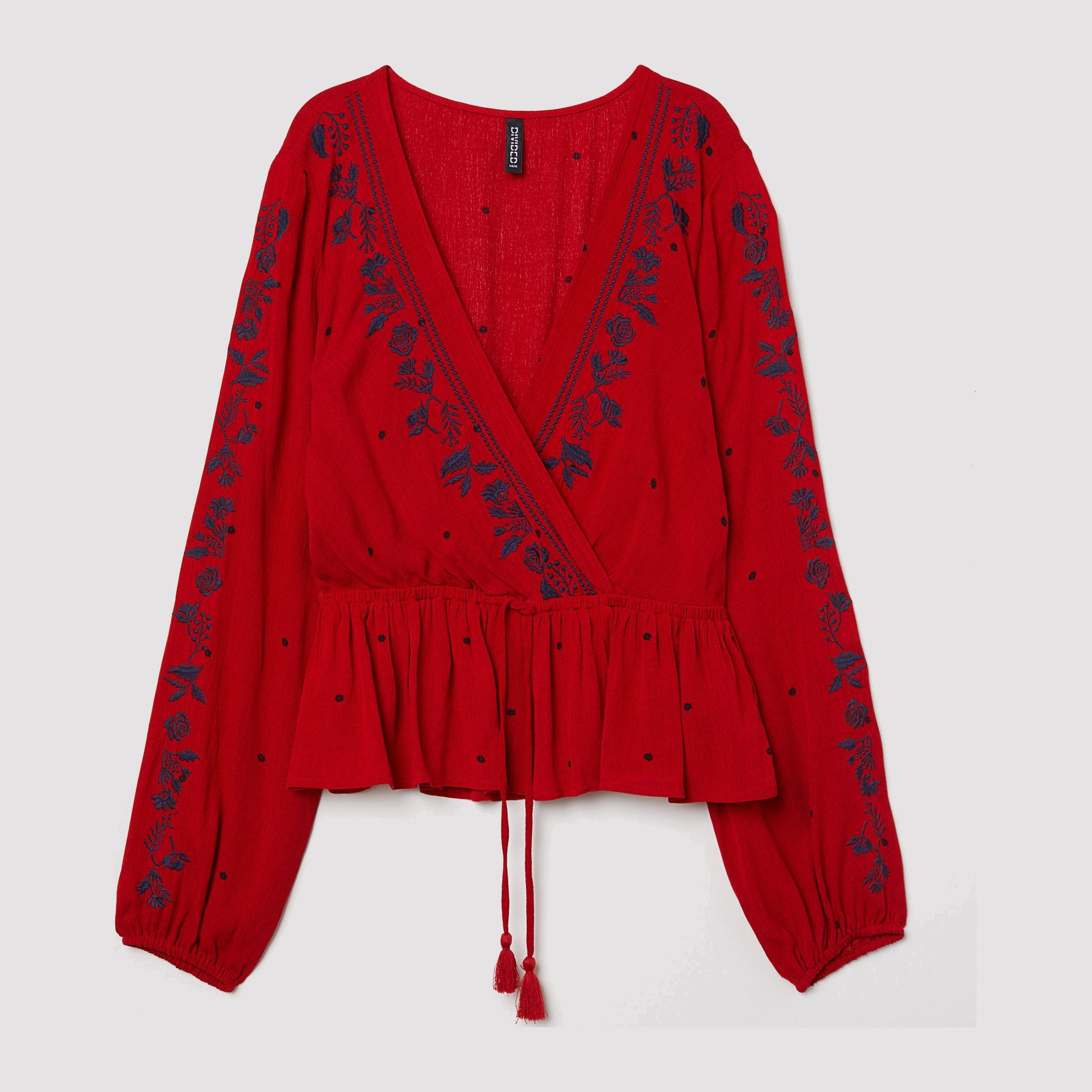 

Блузка H&M 6306568-AASD 46 Красная