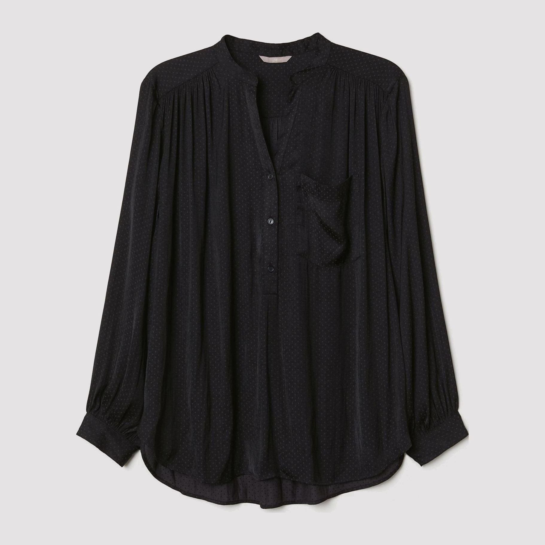 

Блузка H&M 6714338-ADMZ 52 Черная