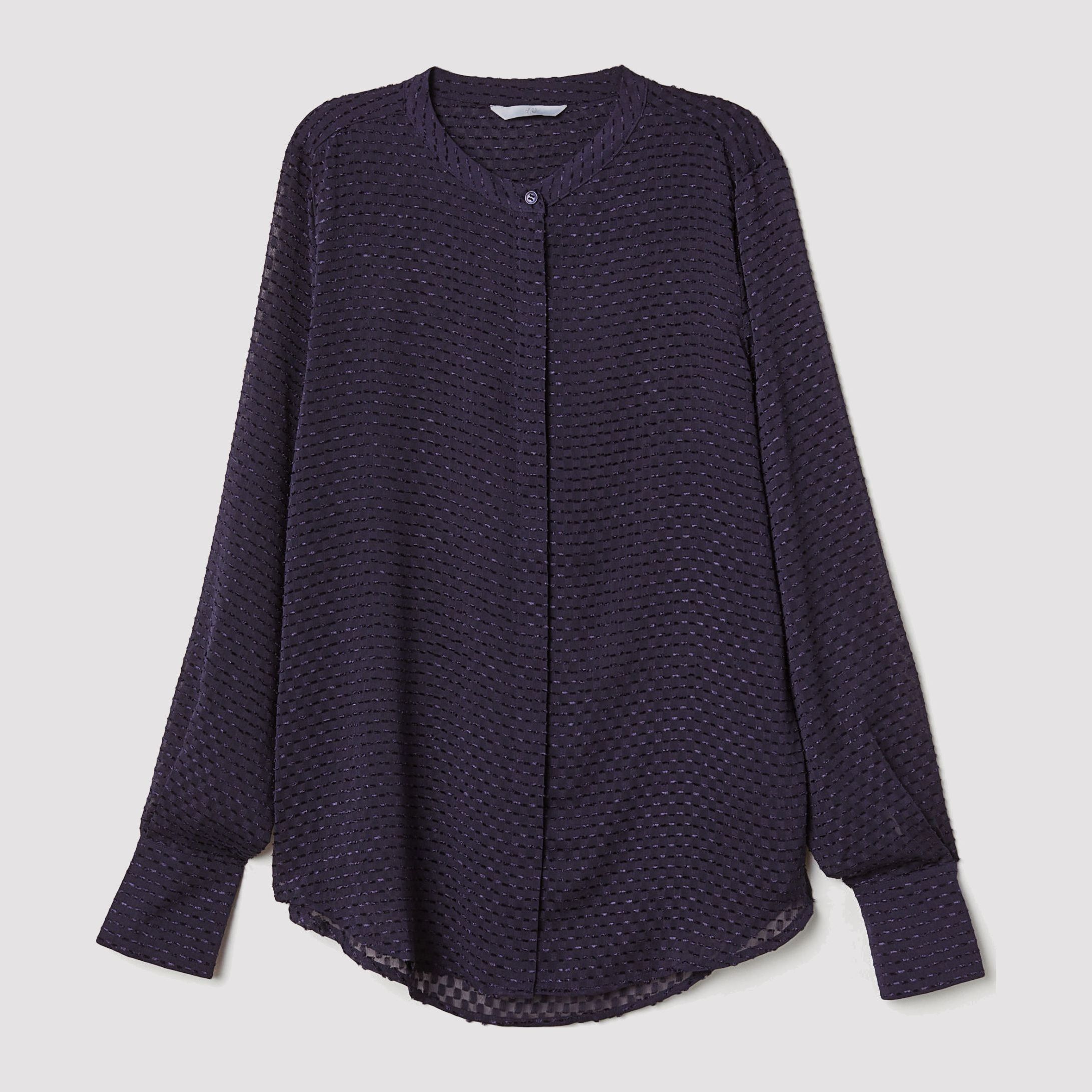 

Блузка H&M 6265457-AARR 34 Темно-синяя