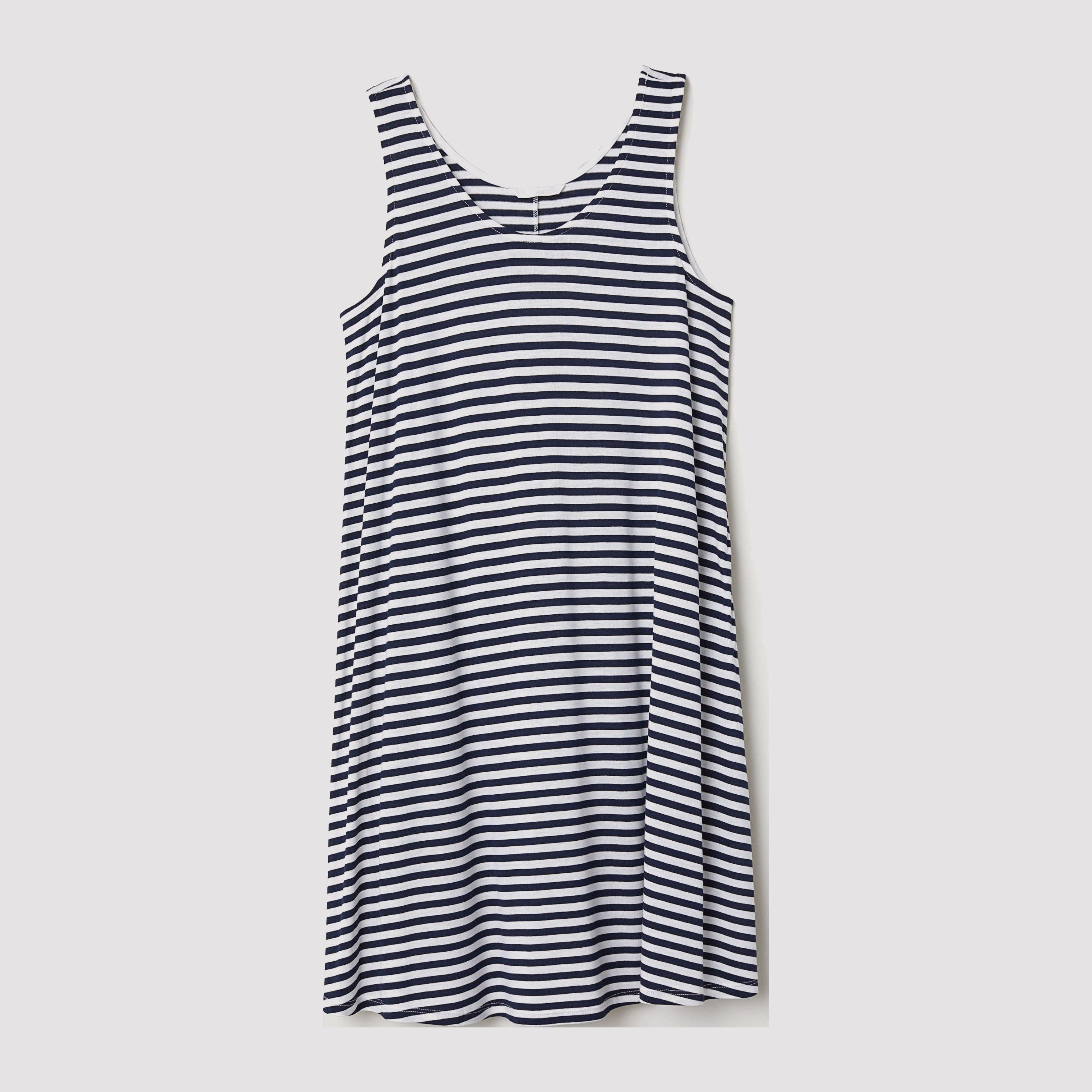 

Платье H&M 6254838-ABAY XS Белое с темно-синим