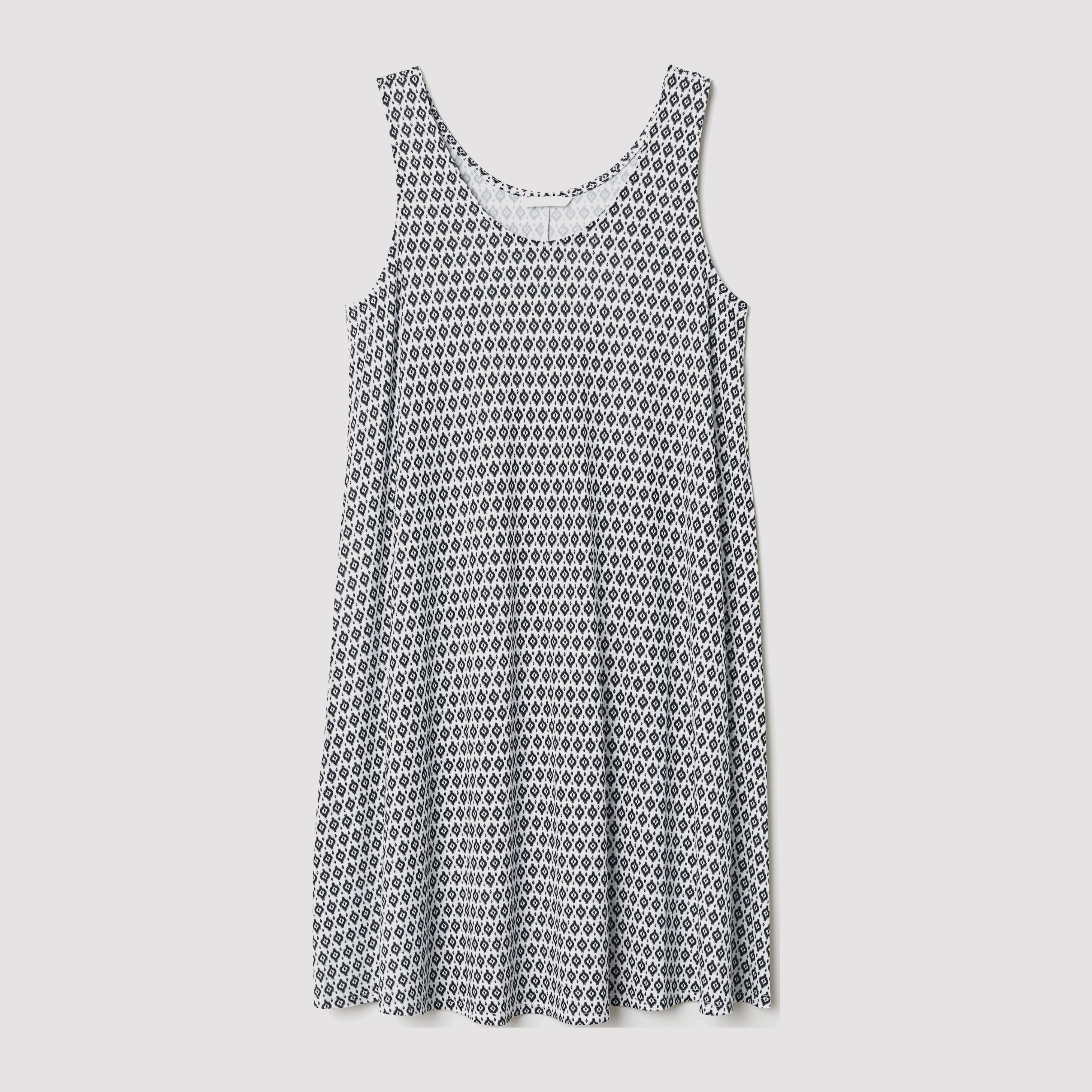 

Платье H&M 6254838-ACSA XL Белое с синим