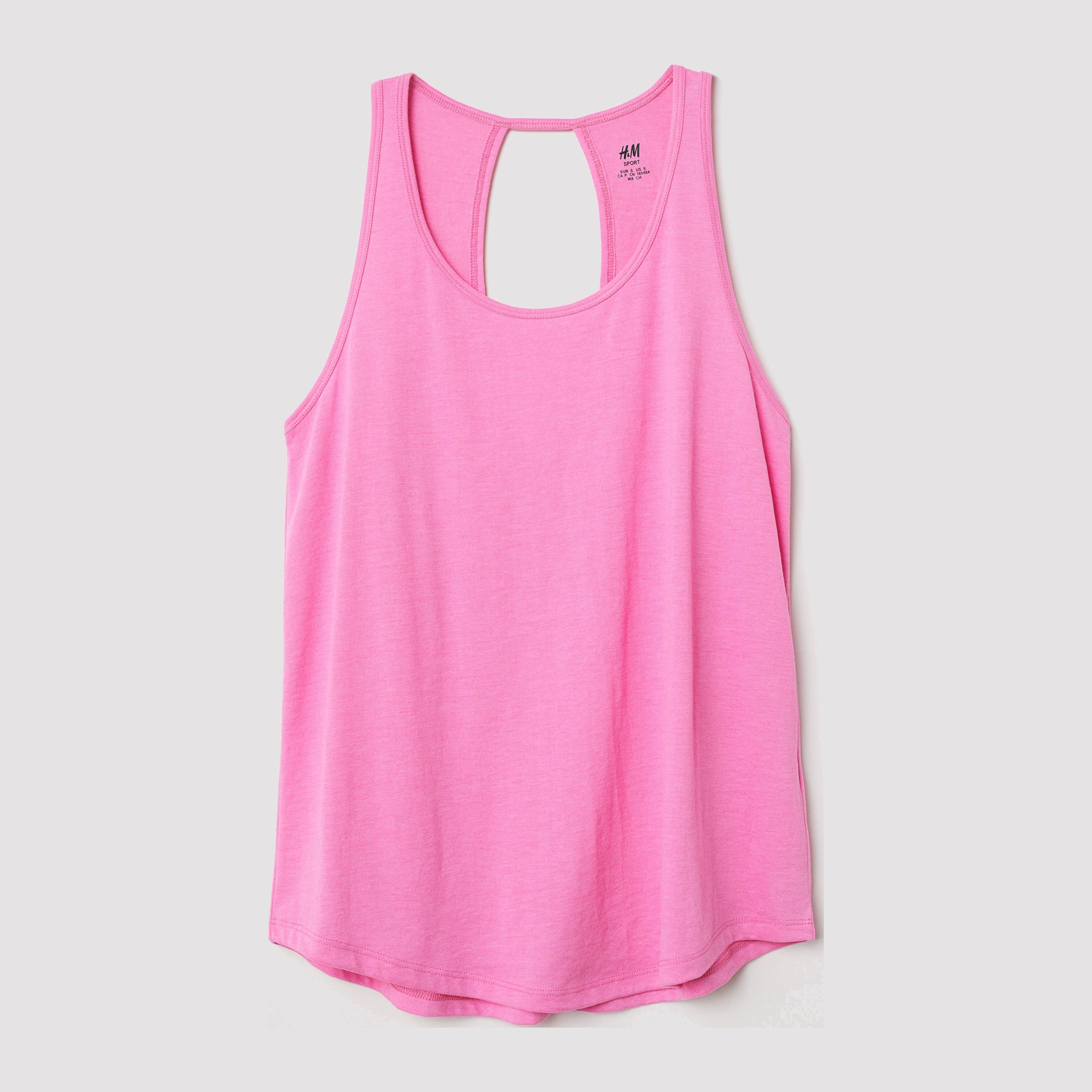 

Спортивная майка H&M 6242507-ACWG M Розовая
