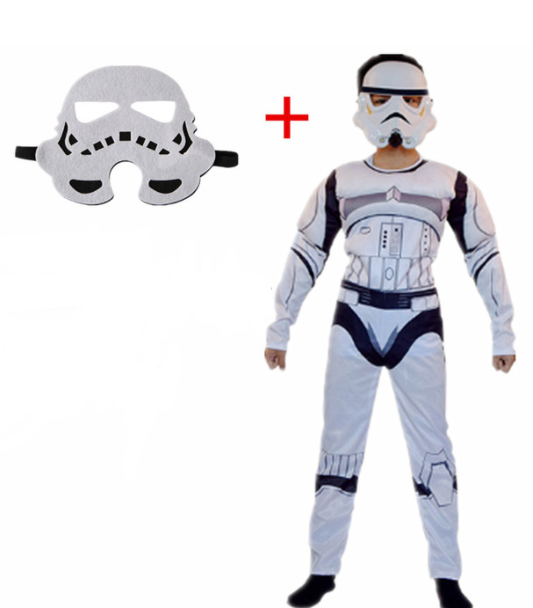

Костюм Штурмовик объемный с 2 масками (М 120-130) ABC Star Wars