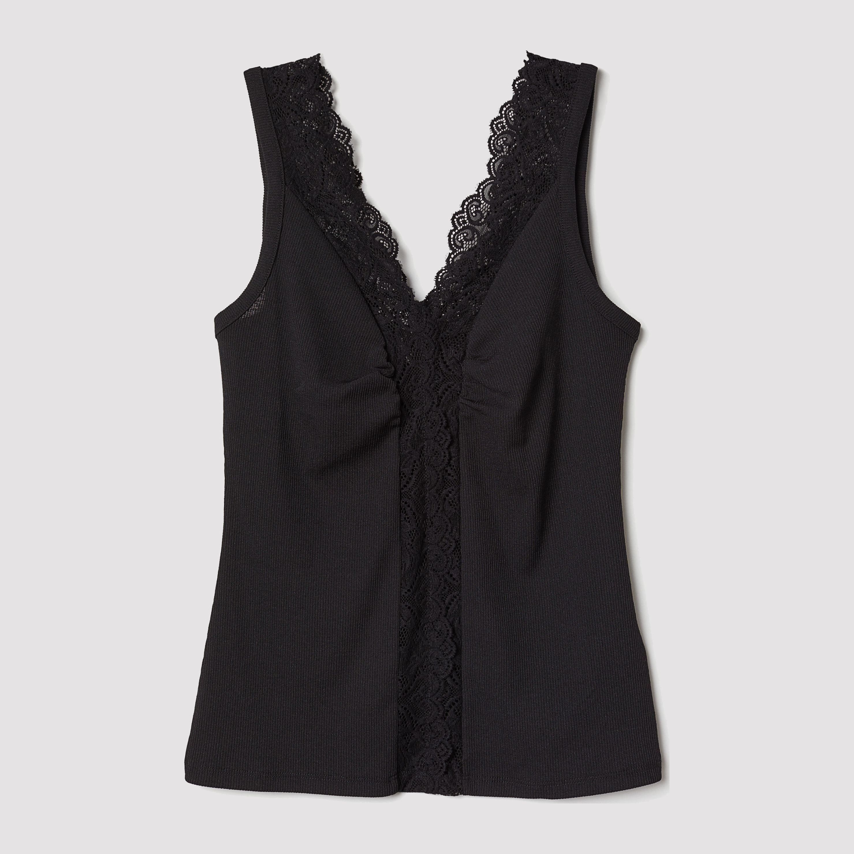 

Топ H&M 6651108-AAAD XL Черный