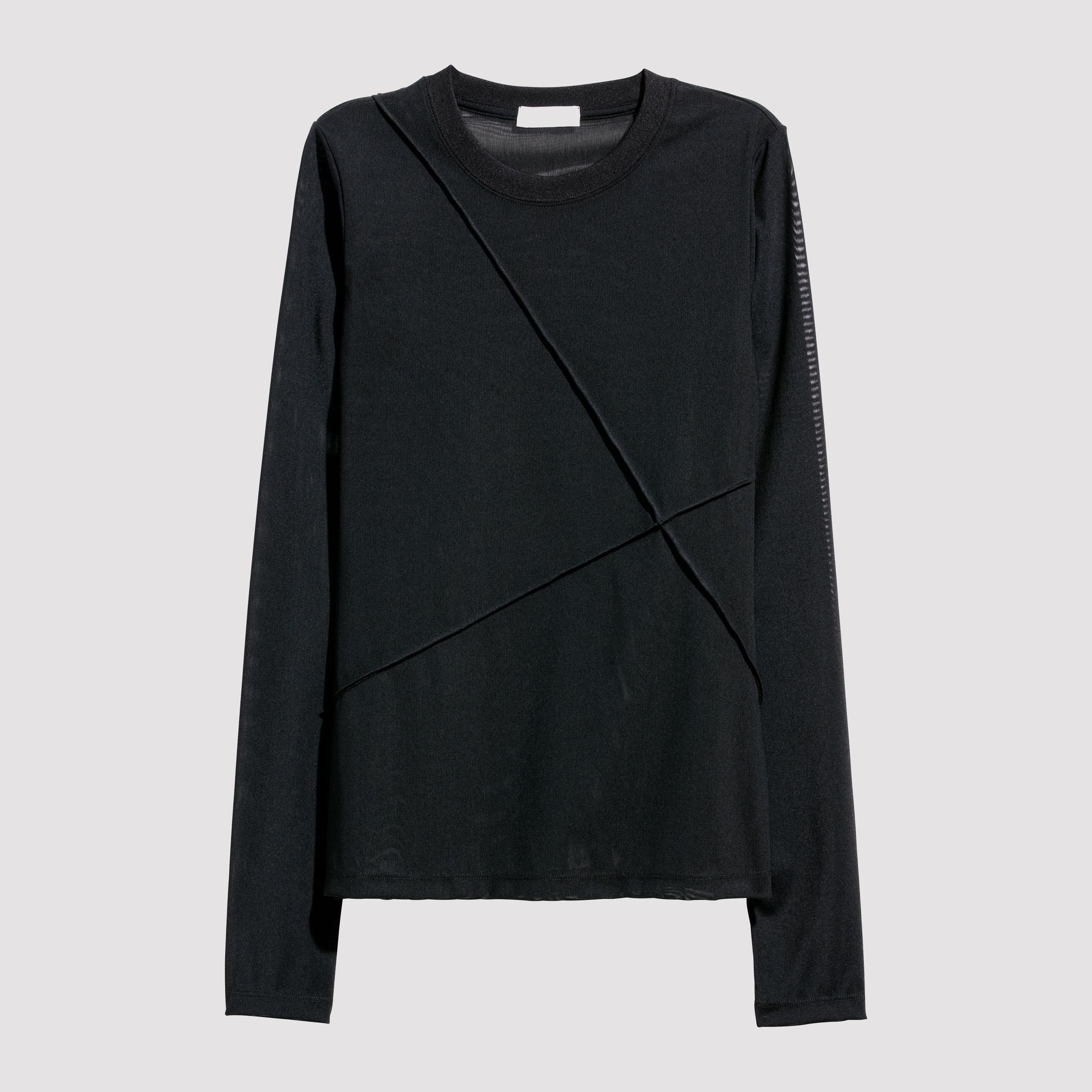 

Лонгслив H&M 6186717-AAAD 34 Черный