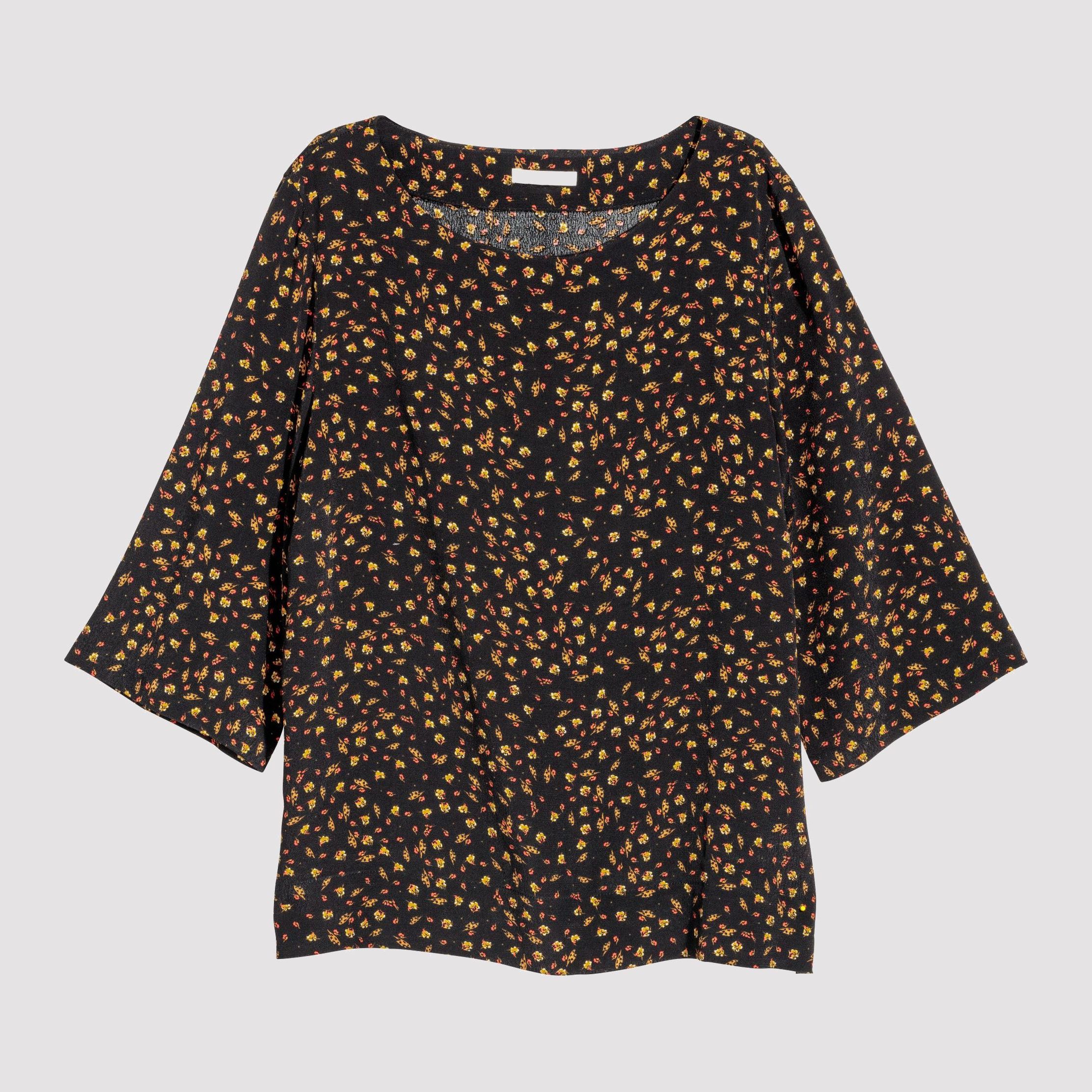 

Блузка H&M 6168497-ACOZ 38 Черная