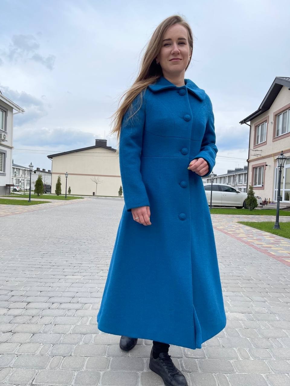 

Женское пальто Albanto НRT54W M Бирюзовый