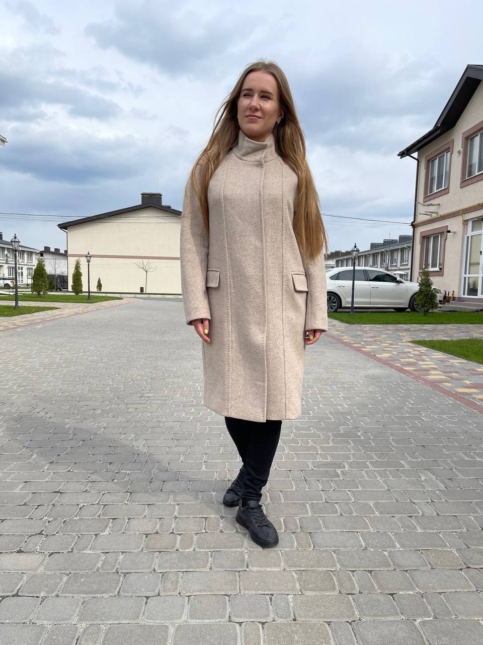 

Женское пальто Albanto 2НЕ6542W 44 Капучино