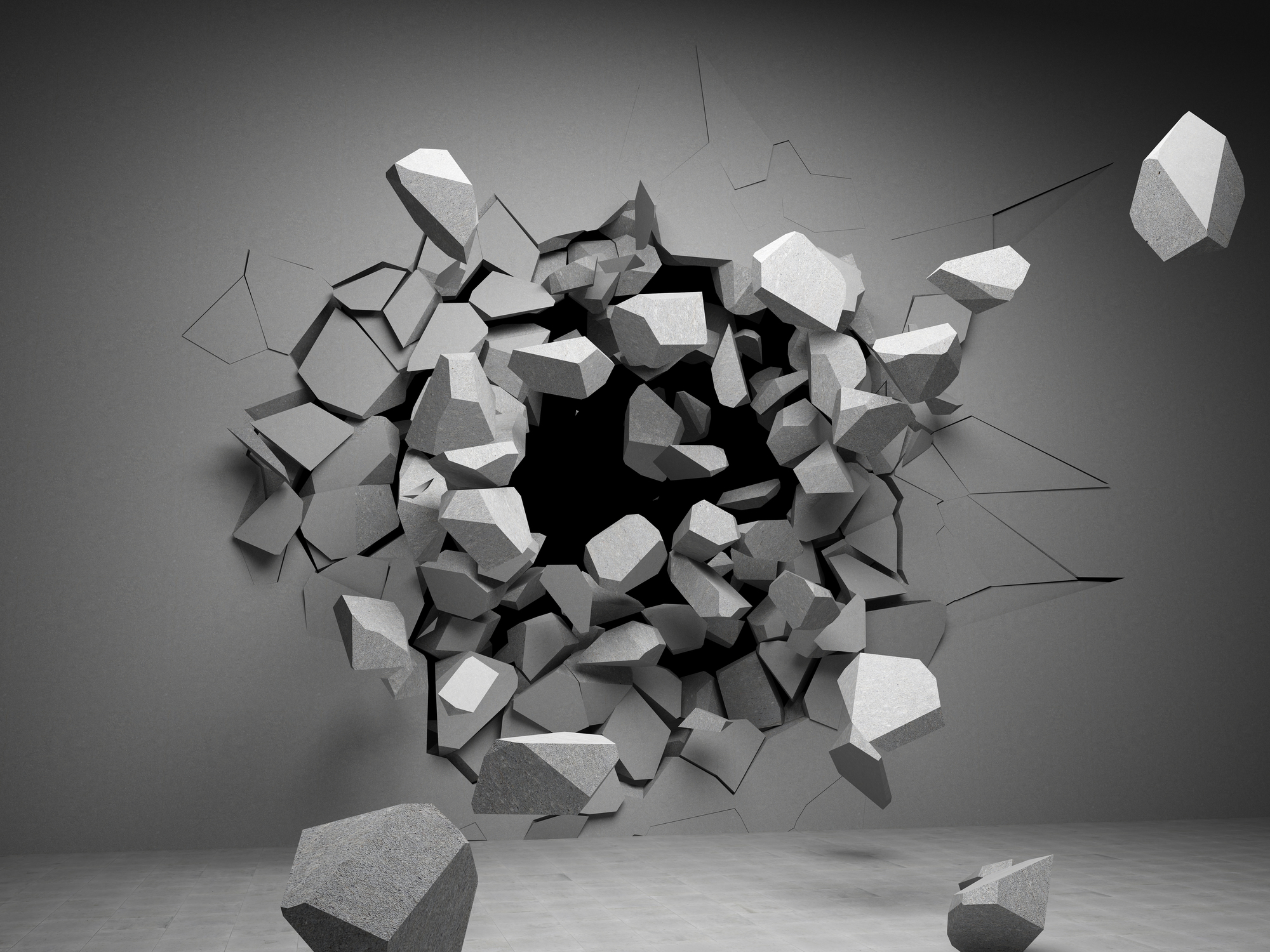 

Фотообои 3D '3D взрыв' (3208) , Фреска