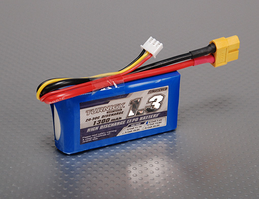 

Аккумулятор LiPo Turnigy 1300mAh 2S 20C