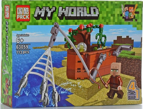 

Конструктор My world строение 113 деталей
