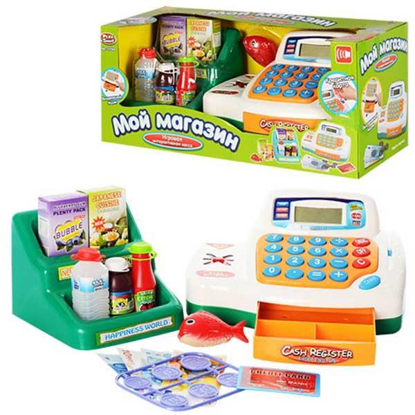 

Игровой набор Кассовый аппарат A-Toys 7254 с продуктами и корзинкой