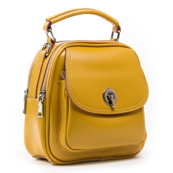 

Женский кожаный рюкзак ALEX RAI 03-02 2236 yellow