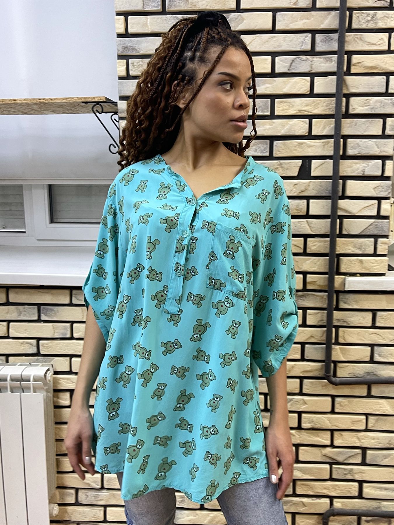 

Рубашка CASSO 1701-03.391 р.Oversize